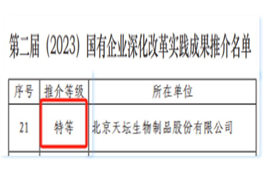 第二屆國有企業(yè)深化改革實(shí)踐成果推介名單-特等成果獎